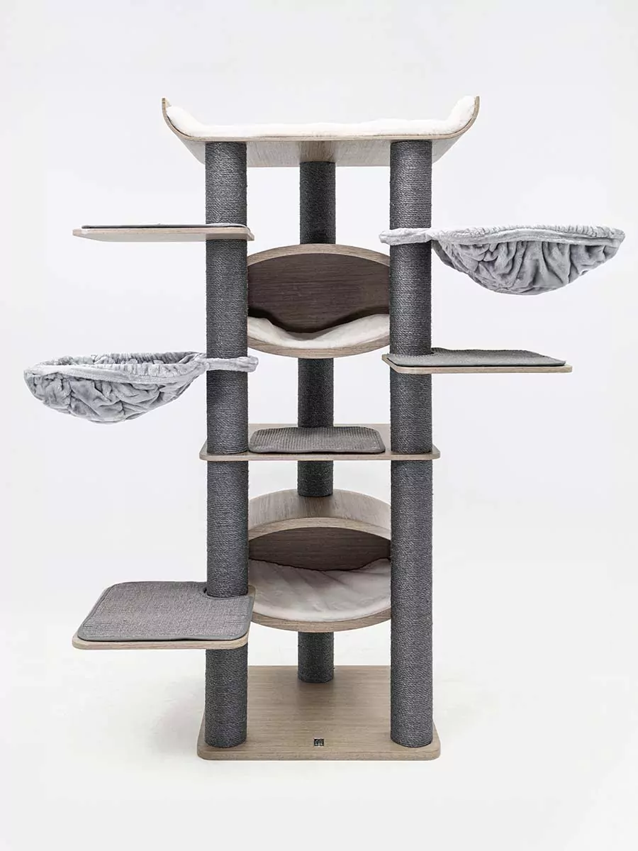 Scorpius 187 Kattenkrabpaal Antiek Grijs - Afbeelding 2