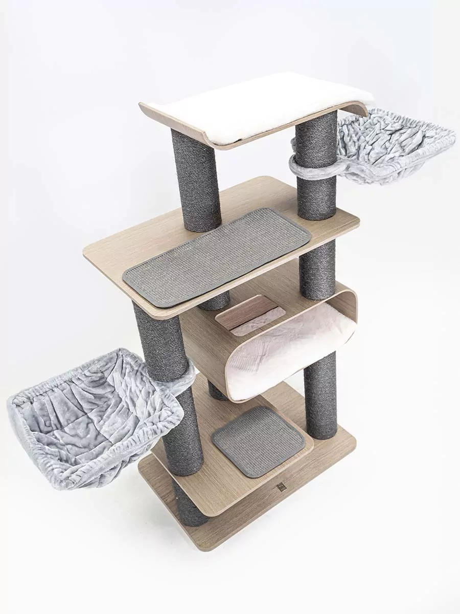 Virgo 173 Kattenkrabpaal Antiek Grijs - Afbeelding 7