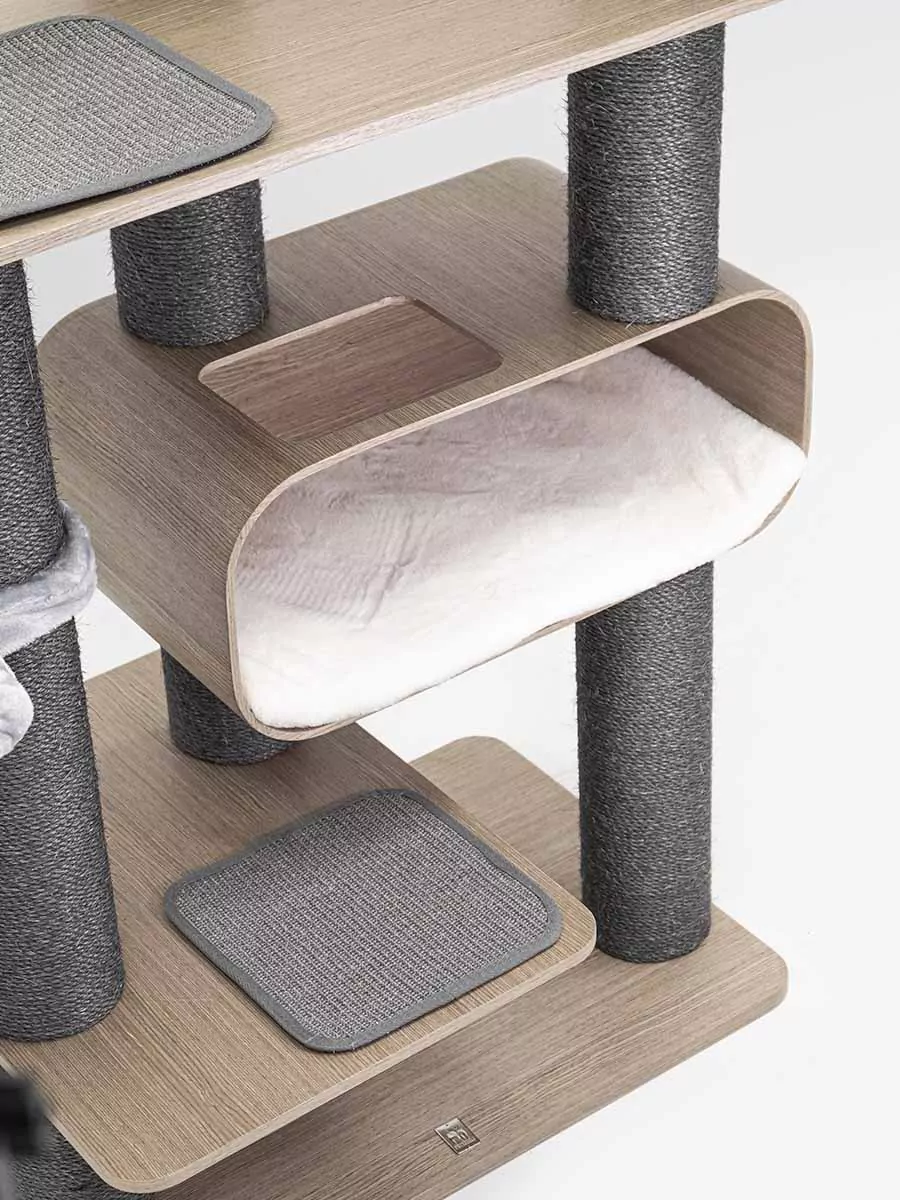 Virgo 173 Kattenkrabpaal Antiek Grijs - Afbeelding 4