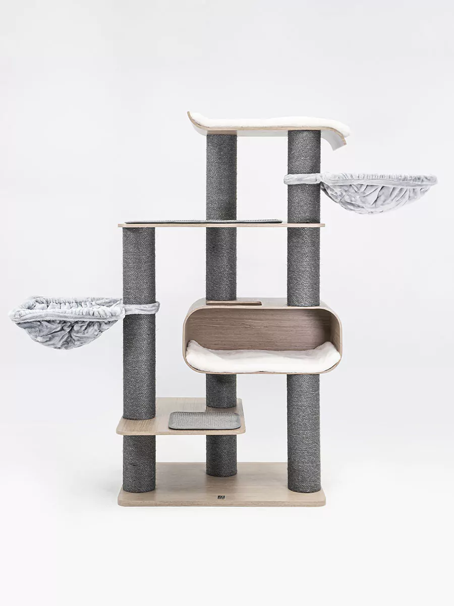 Virgo 173 Kattenkrabpaal Antiek Grijs - Afbeelding 5