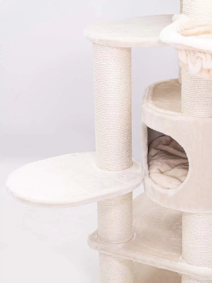 Jane 175 Crèmekleurige Kattenkrabpaal - Afbeelding 5