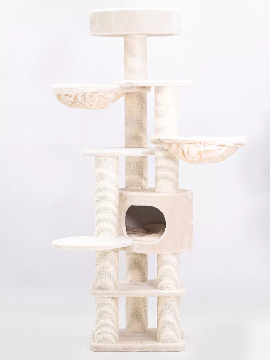 Jane 175 Crèmekleurige Kattenkrabpaal - Afbeelding 4