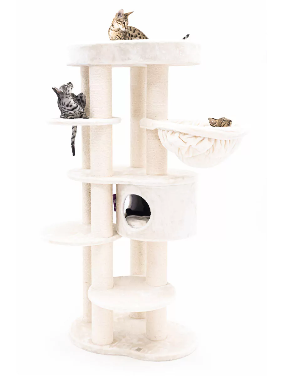 Isabella 170 Crème Kattenkrabpaal - Afbeelding 3