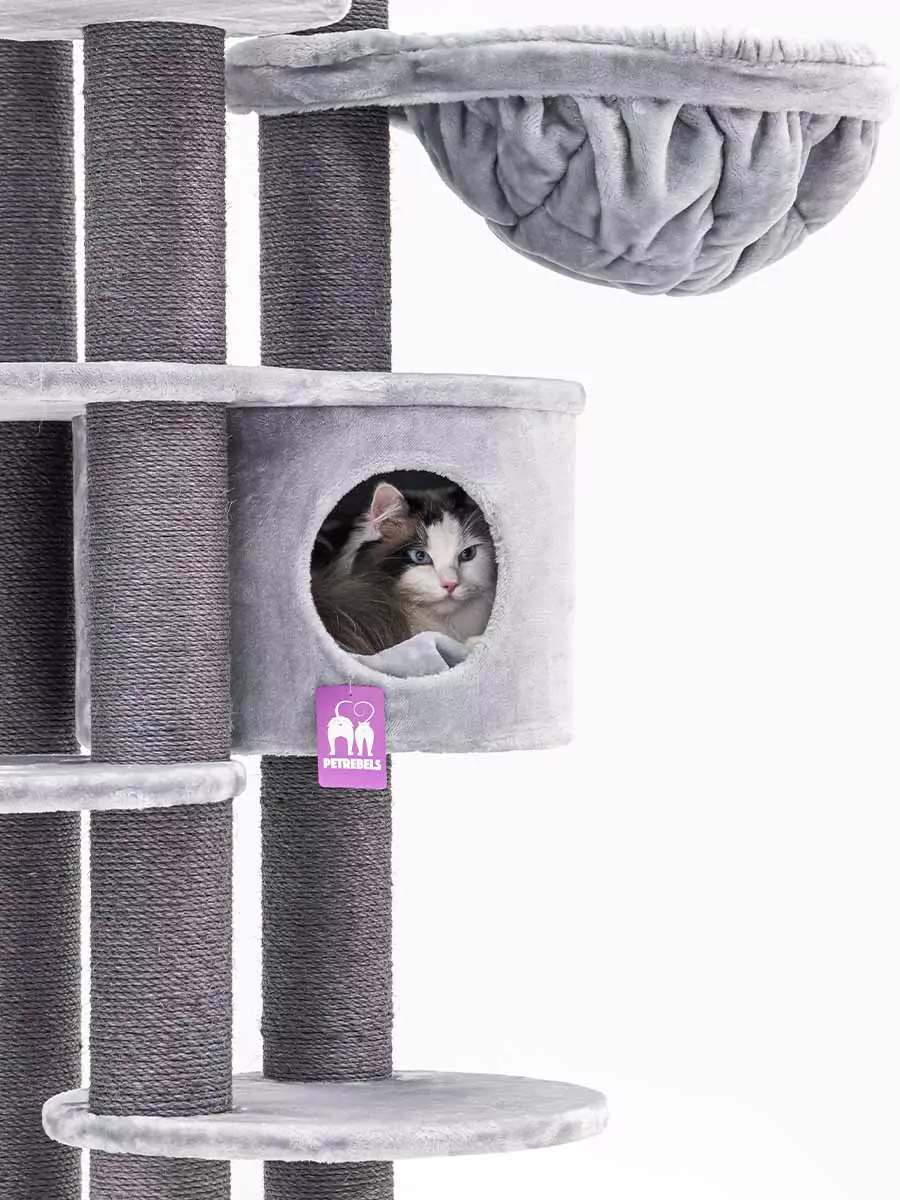 Isabella 170 Grijze Kattenkrabpaal - Afbeelding 8