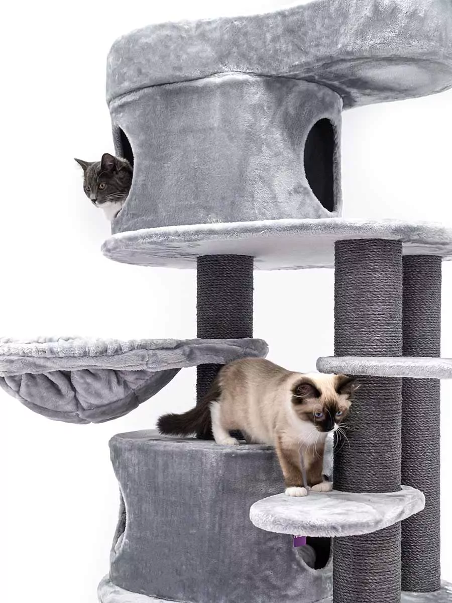 Isabella 210 Grijze Kattenkrabpaal - Afbeelding 11