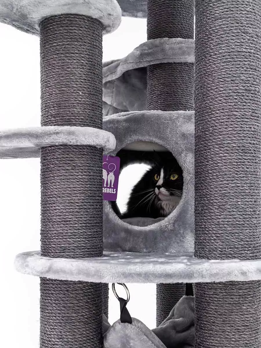 Isabella 210 Grijze Kattenkrabpaal - Afbeelding 3