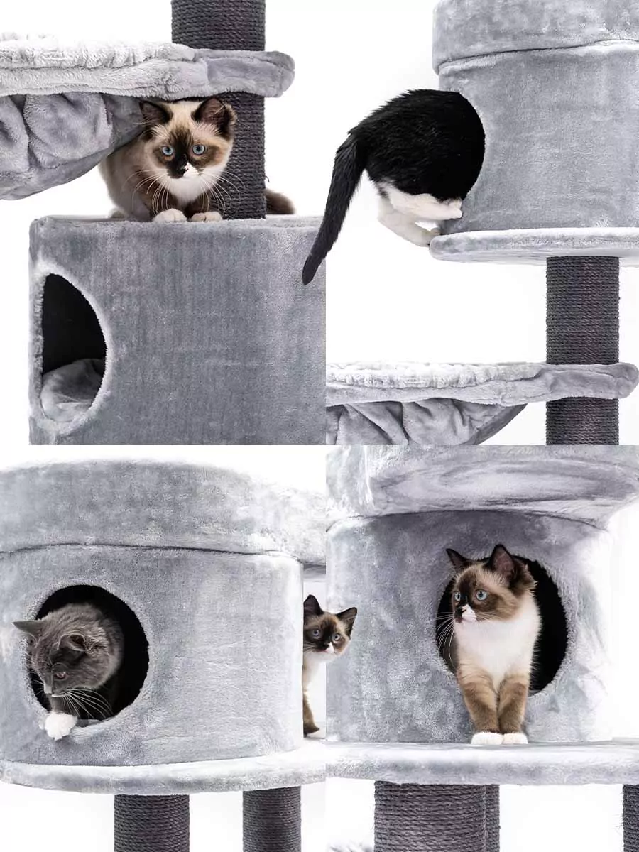 Isabella 210 Grijze Kattenkrabpaal - Afbeelding 4