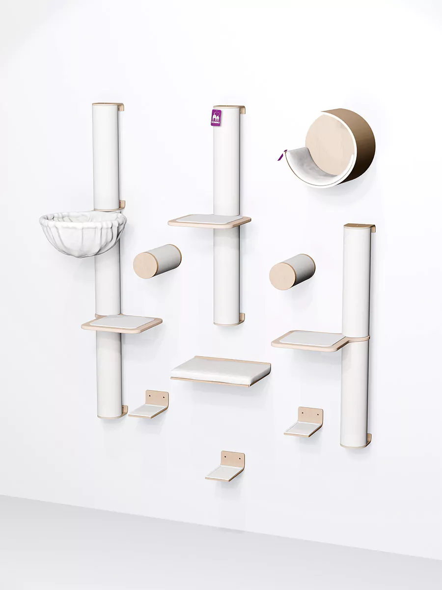 Kattenplanken – Combiset 1 Rusty Oak