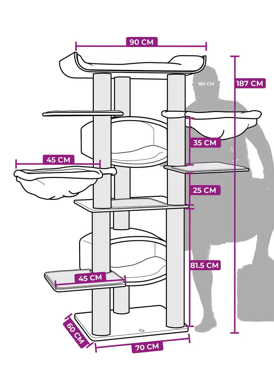 Scorpius 187 Kattenkrabpaal - Afbeelding 17