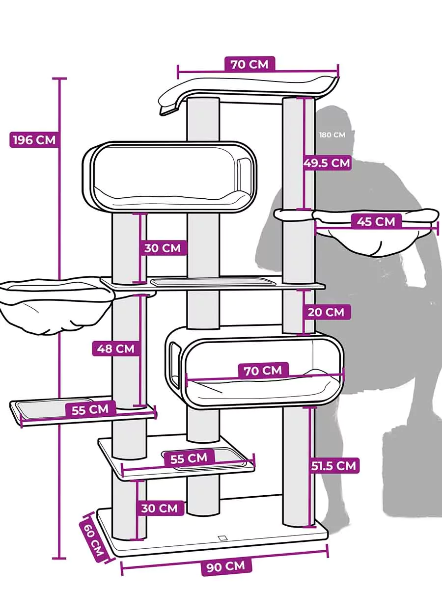 Maagd 196 Kattenkrabpaal - Afbeelding 16
